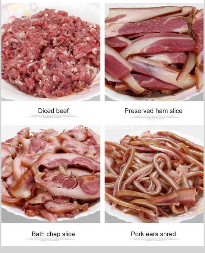 La lavorazione della carne congelata della carne di maiale lavora Digger Shaver Fish Slicer Machine a macchina 4