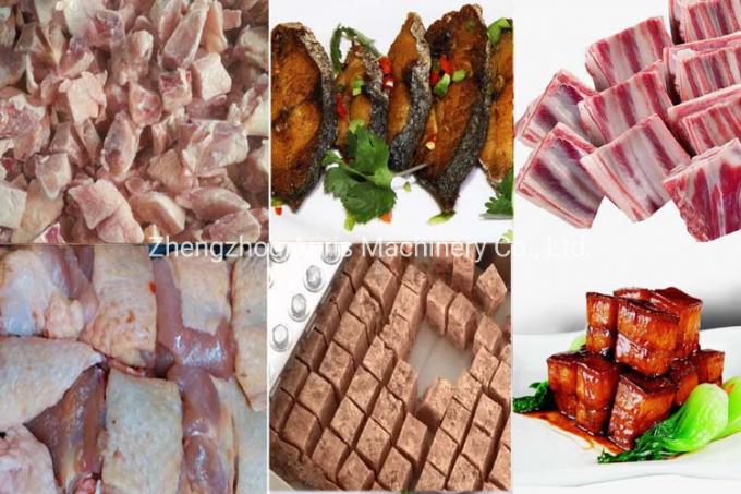 Tagliatrice automatica del cubo del pollo da carne dell'osso della tagliatrice della carne dell'affettatrice 5