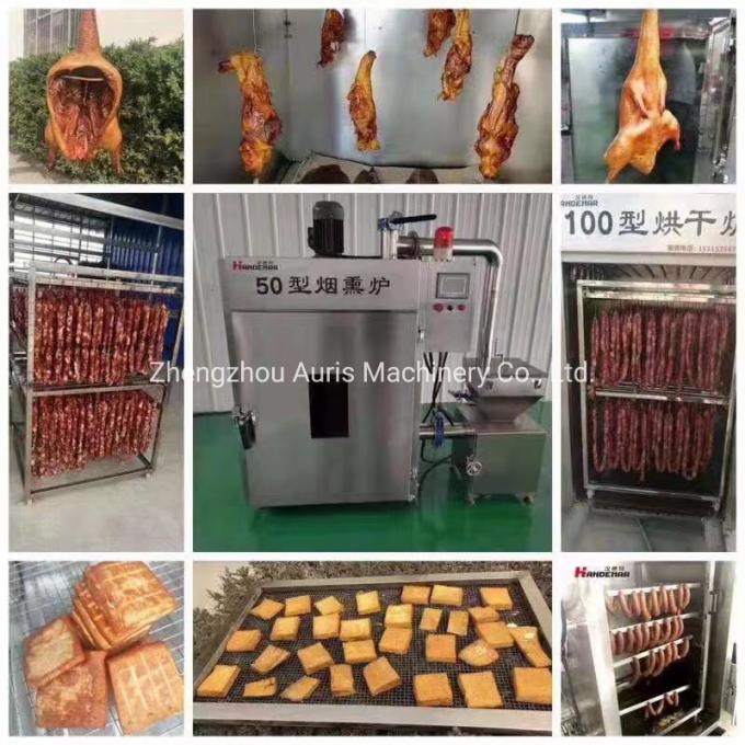 Macchina di fumo di fumo del pesce elettrico delle costole dell'agnello di taglio della macchina della carne della bistecca 3