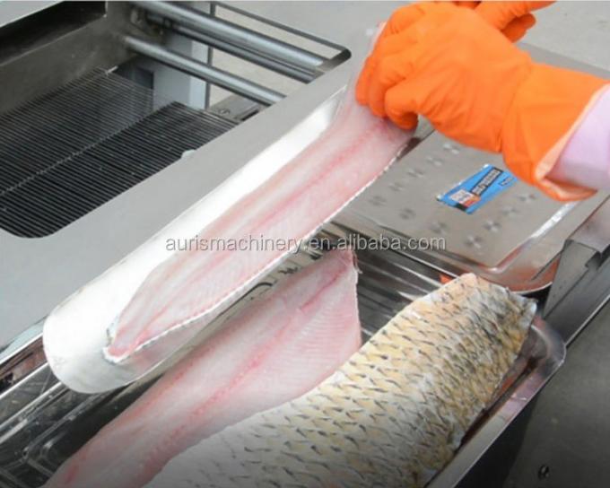Macchina congelata dell'affettatrice del pesce della taglierina di spessore 10mm delle macchine utensili del pesce della carne 2