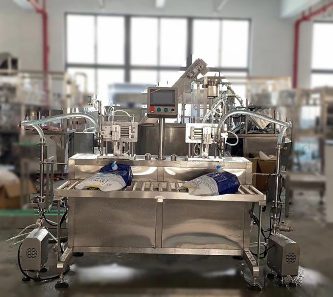 Riempitore automatico della BUSBANA FRANCESE della borsa del vino della macchina dell'imballaggio alimentare dei semi SUS304 6