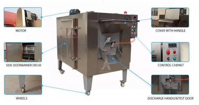 Cacao Bean Roasting Machine Roaster dell'anacardio del caffè dell'alimento