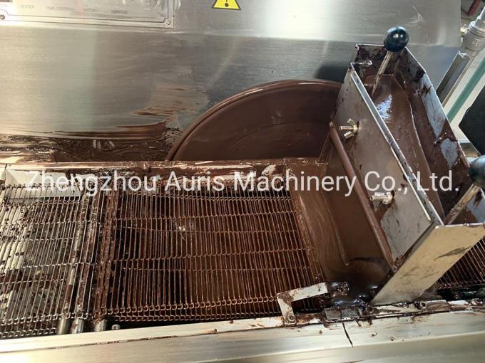 Cioccolato Candy Antivari di acciaio inossidabile del commestibile che riveste la macchina di copertura di cioccolato della macchina 7