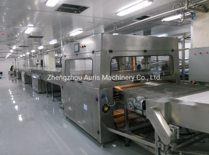 Abbigliatore automatico di Candy del tunnel di raffreddamento della macchina di copertura di cioccolato Sss304 0