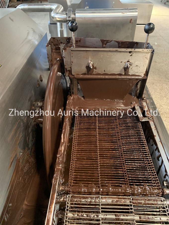 fresatrice del cioccolato di 10m Min Chocolate Tempering Machine Enrobing 304ss 4