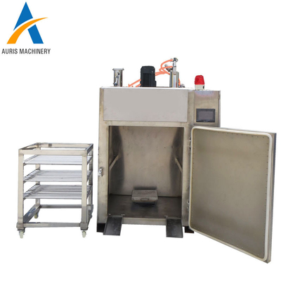 Forno di essiccazione di fumo del pesce in lotti della macchina 304ss 150kg del pesce commerciale dello SpA