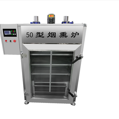Pesce industriale cotto a vapore che fuma la macchina di fumo della salsiccia in lotti di Oven Electric 50kg