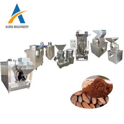 Macchina per la frantumazione del cacao in polvere ACP Bean To Bar Chocolate Machine 500kg H