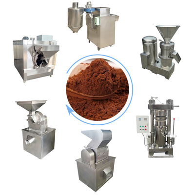 Macchina utensile del cacao in polvere di Auris Bean To Bar Chocolate Machine 300kg H