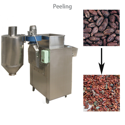 Cacao in polvere ACP che fa macchina 200kg H che sbuccia cacao Bean Roaster Machine