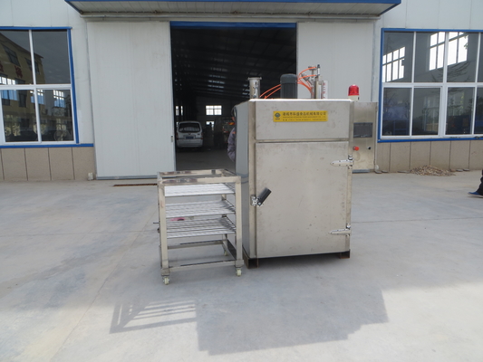 Pesce industriale cotto a vapore che fuma la macchina di fumo della salsiccia in lotti di Oven Electric 50kg
