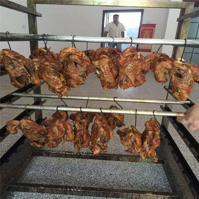 Pesce industriale cotto a vapore che fuma la macchina di fumo della salsiccia in lotti di Oven Electric 50kg