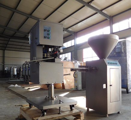 Clistere motorizzato cavo di alluminio Ham Making Machine dell'apparecchio per la preparazione di salsicce