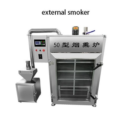 Il lotto di fumo della macchina 50kg della carne Sus304 ha asciugato all'aria il pesce che fuma Oven House