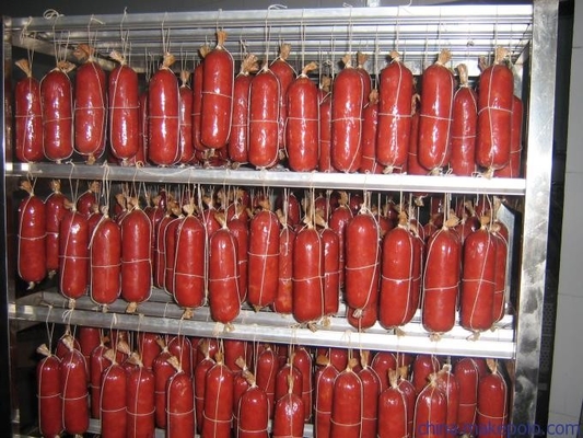forno dell'affumicatoio della salsiccia della macchina 100kg/H del fumatore della carne di 100kg Bacth