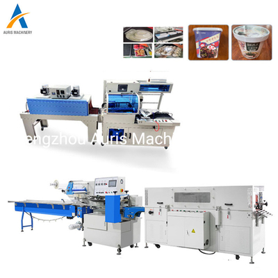 Macchina imballatrice dell'imballaggio alimentare di flusso della pizza della macchina del cuscino automatico della guarnizione