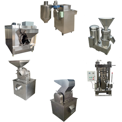 linea di produzione della polvere di cacao di 24kw Bean To Bar Chocolate Machine 200kg