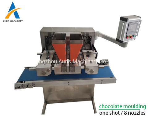 Linea di deposito ricoprente del cioccolato di 6PCS Min Chocolate Pouring Machine 304ss