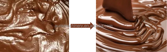 raffinatore elettrico della conca del cioccolato della macchina di fabbricazione di cioccolato del creatore dello spuntino del cioccolato di 500L 1000L