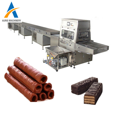 Linea di modanatura del cioccolato del tunnel di raffreddamento di Candy della macchina dell'abbigliatore del cioccolato di acciaio inossidabile