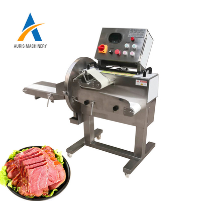 Affettatrice a scatti di taglio a cubetti cotta del petto di pollo dell'affettatrice della carne 0,77 chilowatt