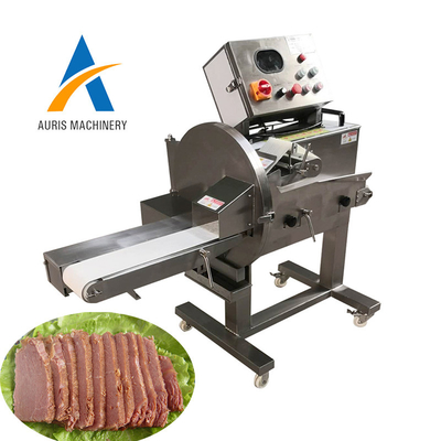 Affettatrice a scatti di taglio a cubetti cotta del petto di pollo dell'affettatrice della carne 0,77 chilowatt