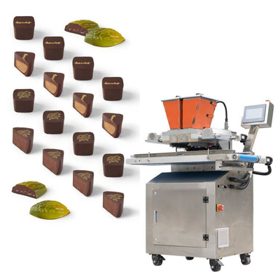 doppi di pepita di cioccolato sparati di colori 2d/3d uno che fanno l'erogatore di deposito del cioccolato della macchina