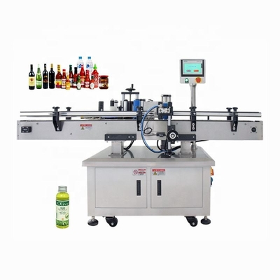 Etichettatore automatico ad alta velocità dell'autoadesivo intorno all'etichettatrice della bottiglia di vetro per industria alimentare