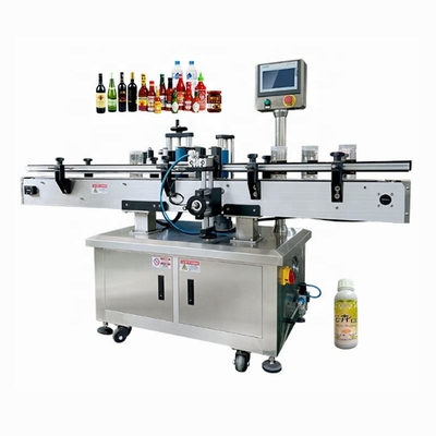 Etichettatore automatico ad alta velocità dell'autoadesivo intorno all'etichettatrice della bottiglia di vetro per industria alimentare