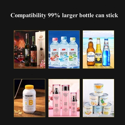 Applicatore automatico dell'etichetta della bottiglia dell'etichettatrice della bottiglia dell'autoadesivo per i contenitori di vetro di plastica