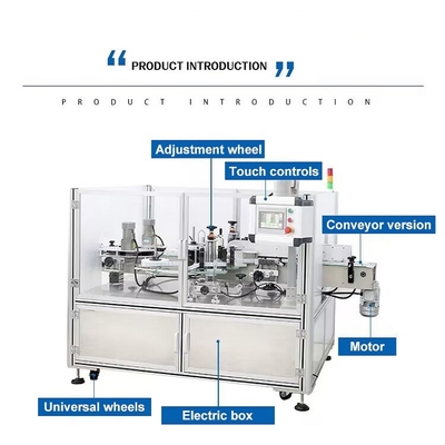 Cosmetico dell'anti del compressore autoadesivo automatico dell'etichetta etichettatrice l'etichettatrice del contenitore adesivo di applicatore