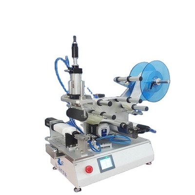 Etichettatrici rotatorie multifunzionali semiautomatiche intorno all'etichettatrice su due lati della bottiglia piana