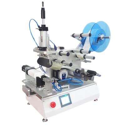 Etichettatrici rotatorie multifunzionali semiautomatiche intorno all'etichettatrice su due lati della bottiglia piana