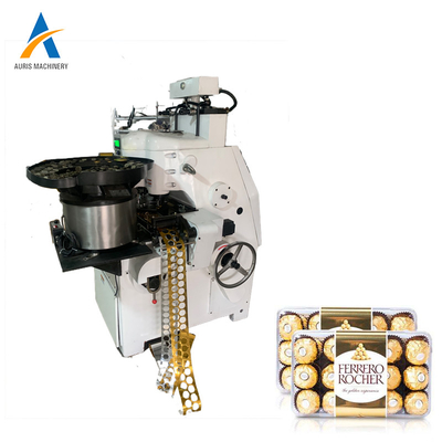 Macchina di fabbricazione di cioccolato della macchina avvolgitrice del cioccolato della moneta di oro macchina imballatrice completamente automatica di alta efficienza