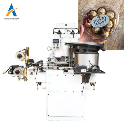 Macchina di fabbricazione di cioccolato della macchina avvolgitrice del cioccolato della moneta di oro macchina imballatrice completamente automatica di alta efficienza